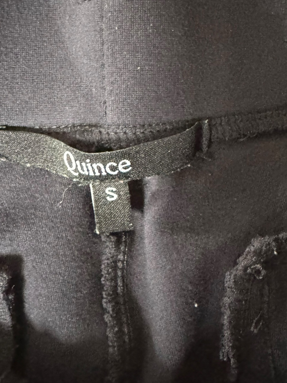 Quince Ultra-Stretch Ponte Straight Leg Pants Navy Small Tall Work Career D454 - Picture 7 of 9